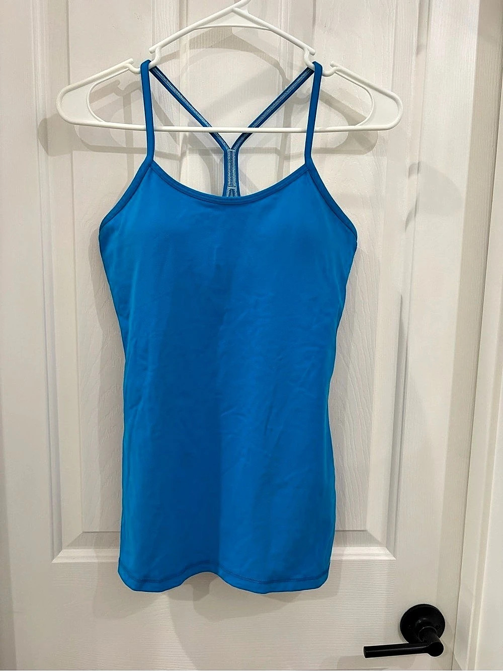 lululemon Power Y Tank Strappy Blue Size 6